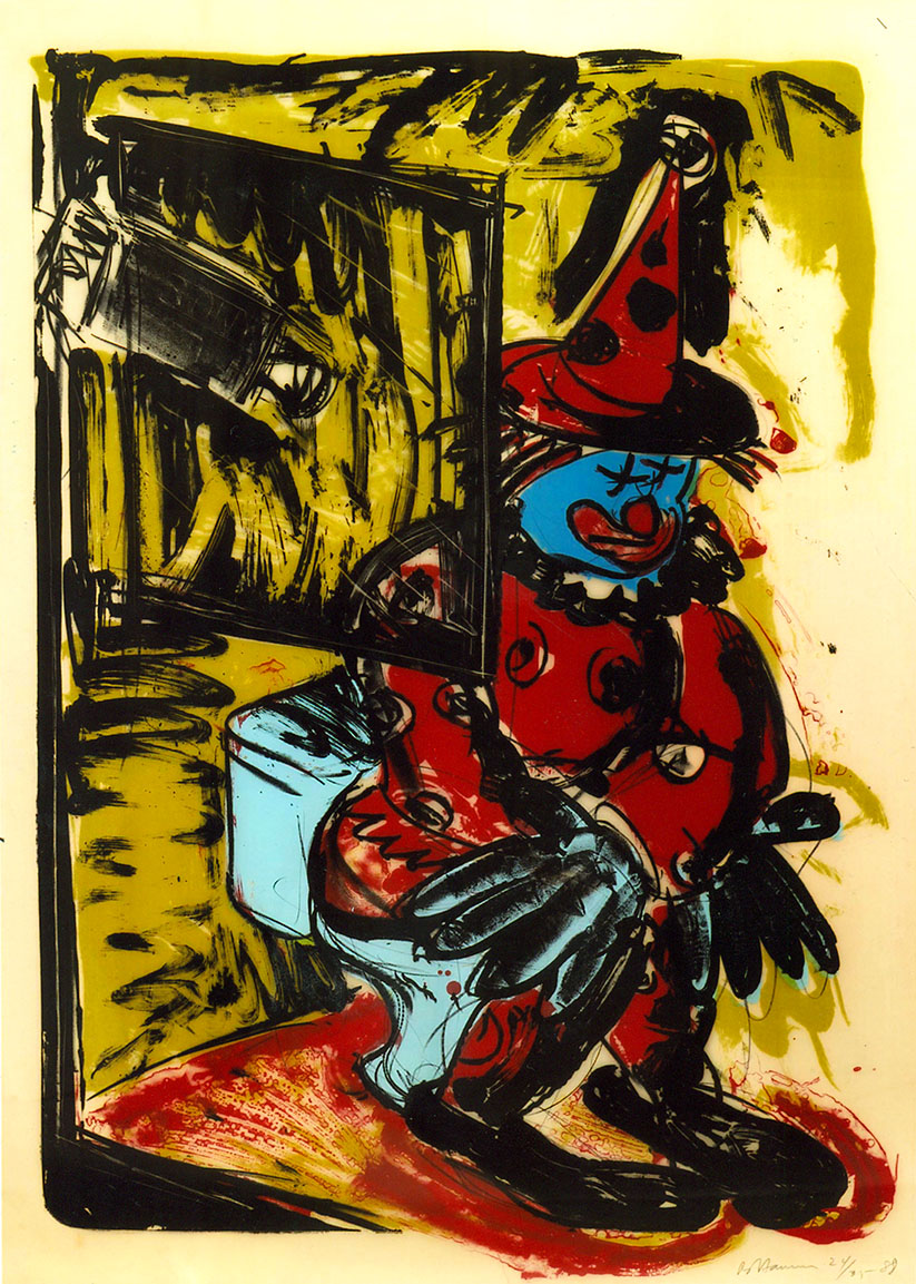 Bruce Nauman Clown